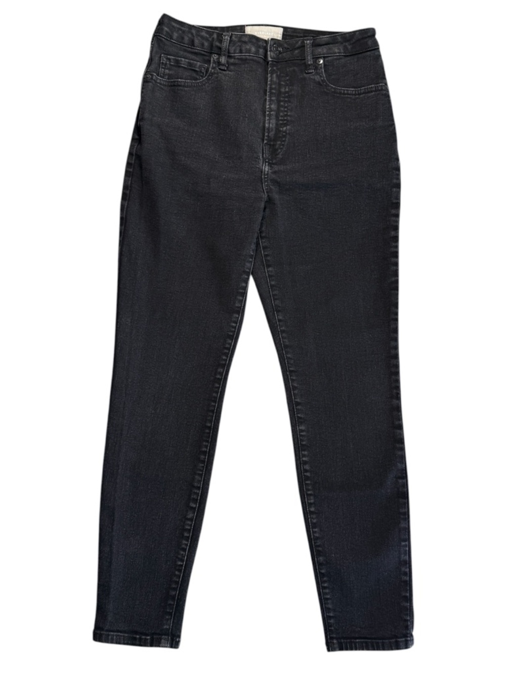 Everlane The Curvy High Rise Skinny Jean Black Wash Women’s Size 30 Regular
